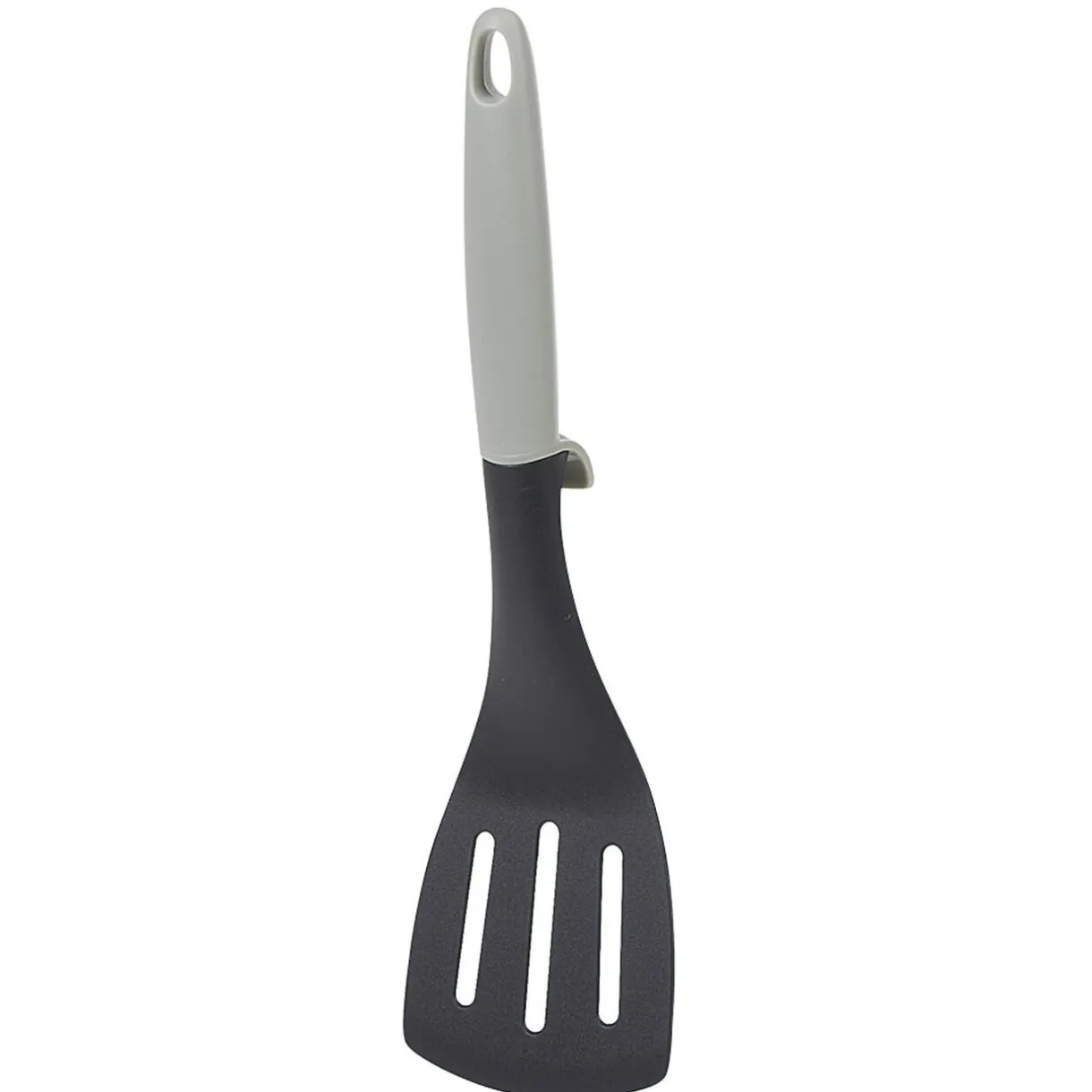 Gifi Spatule ajourée polyamide manche en polypropylène gris noir New