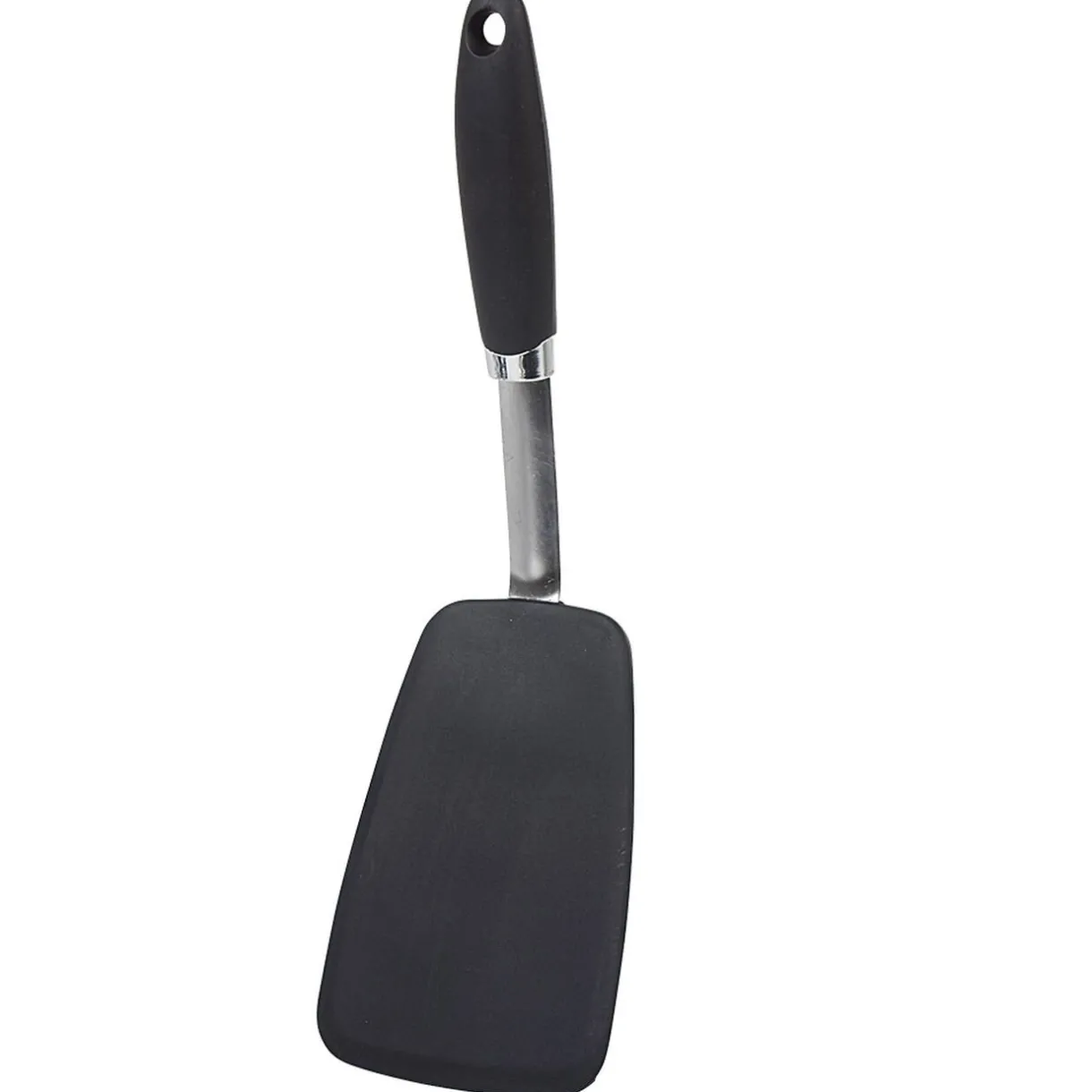 Gifi Spatule de cuisine en inox et silicone noir Clearance