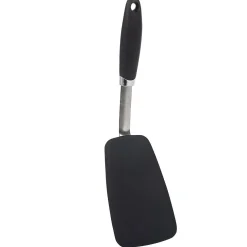 Gifi Spatule de cuisine en inox et silicone noir Clearance