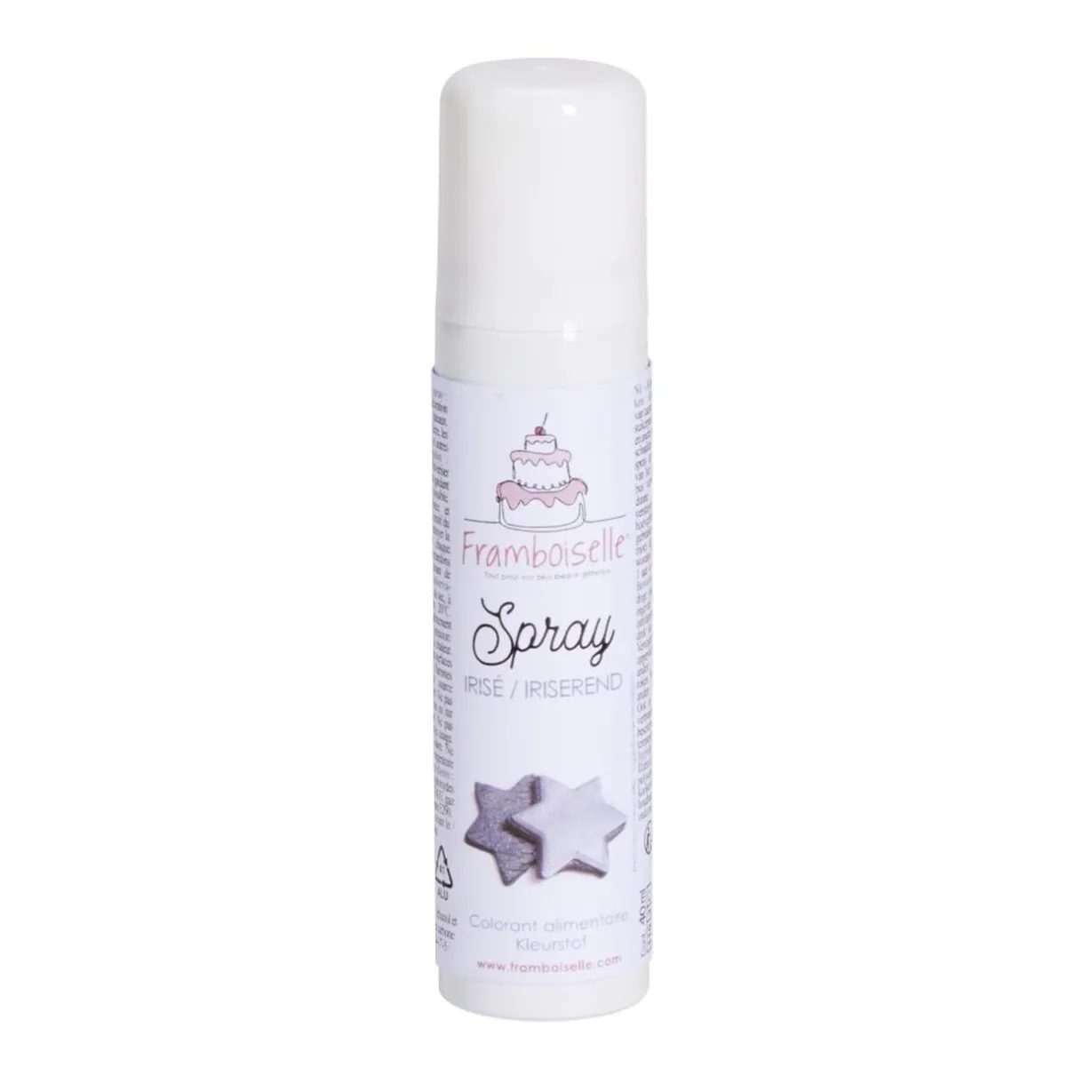 Gifi Spray colorant alimentaire argenté Framboiselle New