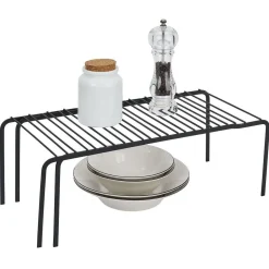 Gifi Support extensible en métal noir - L.43/69xl.20xH.14,5cm Discount