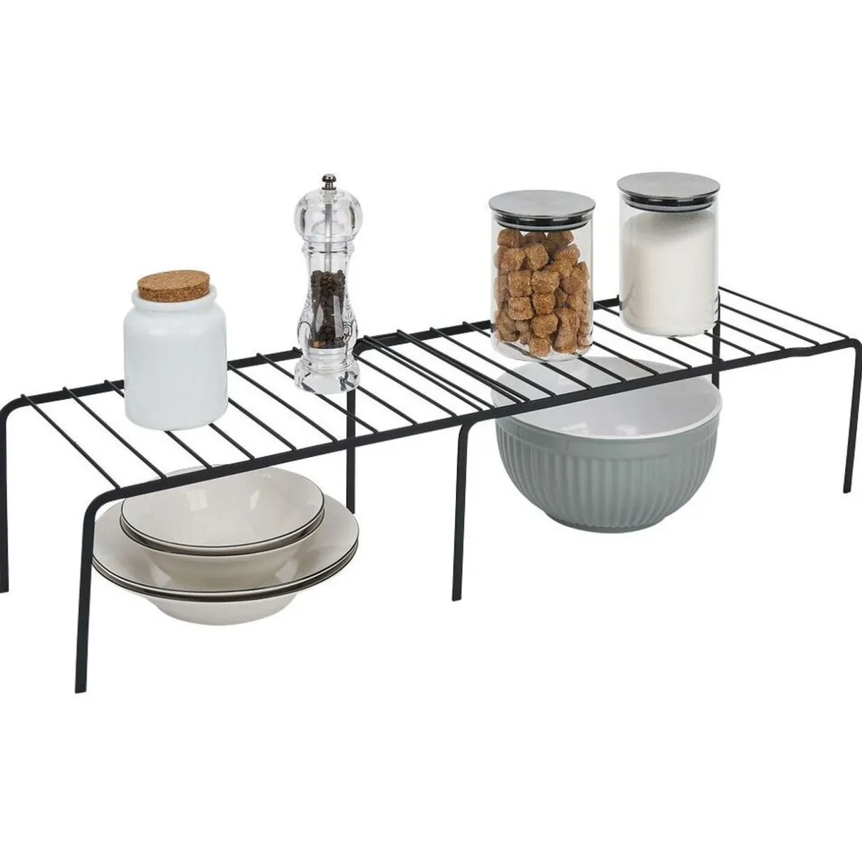 Gifi Support extensible en métal noir - L.43/69xl.20xH.14,5cm Discount