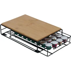 Gifi Support machine à café avec tiroir à capsules 21x31xH7,5cm Hot