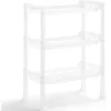 Gifi Étagère à poser 3 niveaux plastique transparent 32,5x18xH.33,5cm Discount