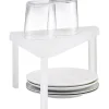Gifi Étagère d'angle cuisine plastique blanc New