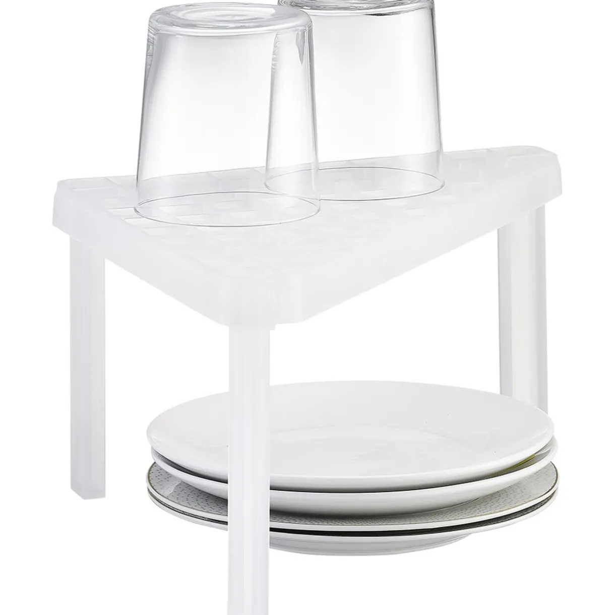 Gifi Étagère d'angle cuisine plastique blanc New