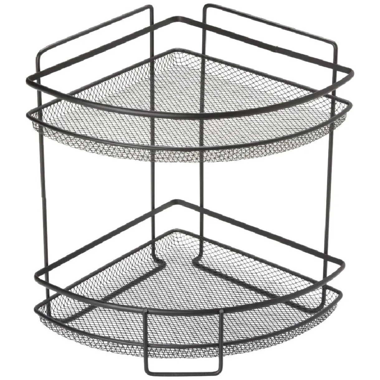 Gifi Étagère d'angle vintage métal noir 2 niveaux Online