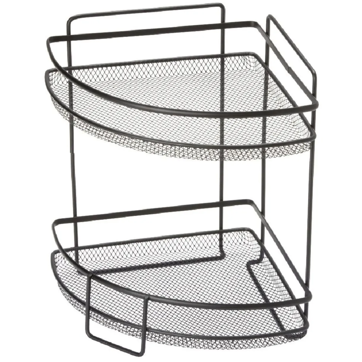 Gifi Étagère d'angle vintage métal noir 2 niveaux Online