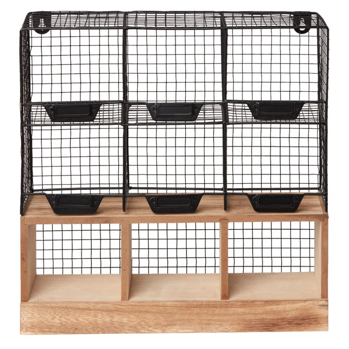 Gifi Étagère de cuisine 6 casiers pour épices noir naturel Discount
