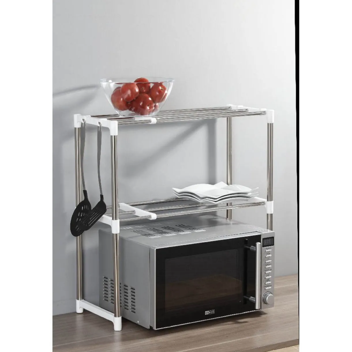 Gifi Étagère télescopique spéciale micro ondes 2 niveaux Outlet