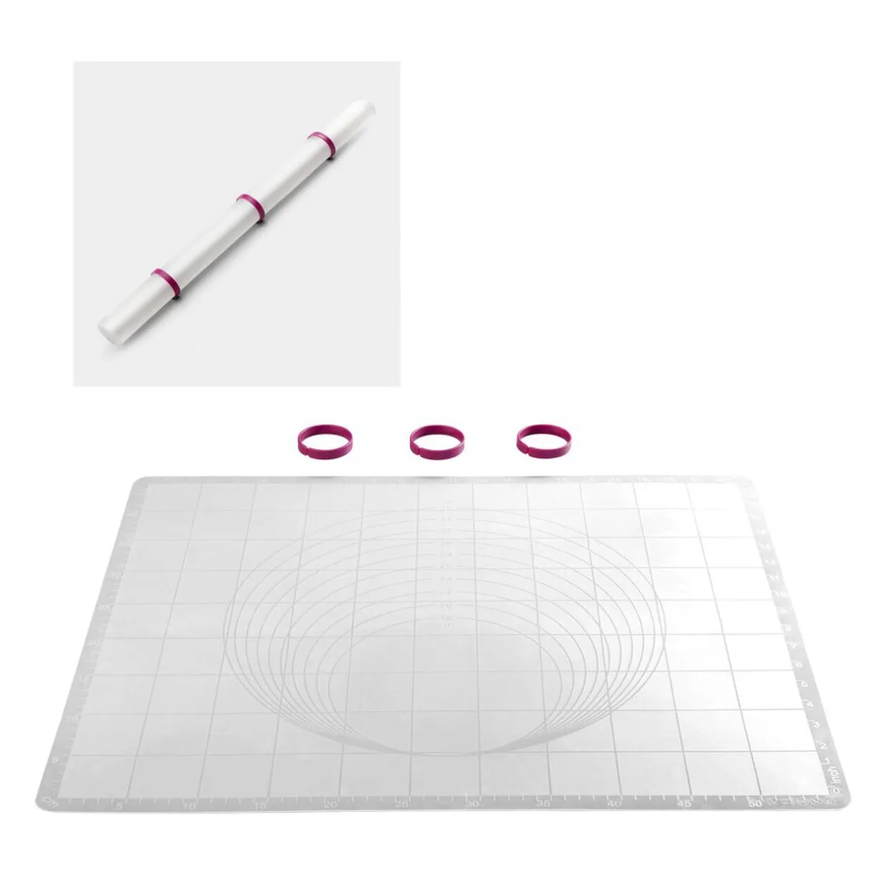 Gifi Tapis de cuisson Metaltex gradué antiadhesif New