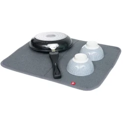Gifi Tapis égouttoir gris pour évier 45x39cm Clearance