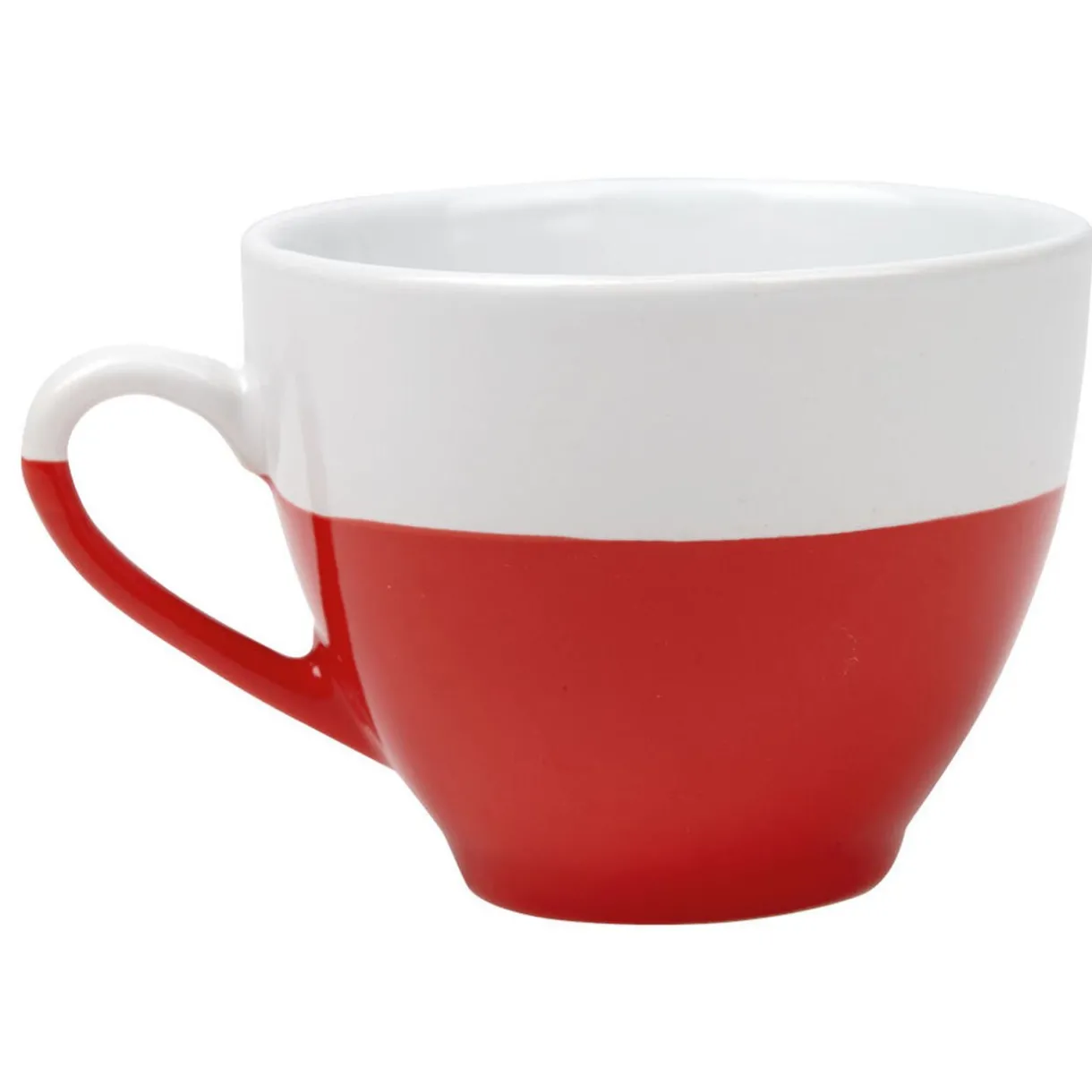 Gifi Tasse à café bicolore rouge et blanc Discount