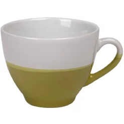 Gifi Tasse à café bicolore vert et blanc New