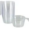 Gifi Tasse à café plastique transparent x12