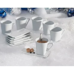 Gifi Tasse à café porcelaine x6 Best