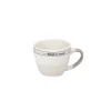 Gifi Tasse à expresso en porcelaine design Bistrot du Marché 9 cl