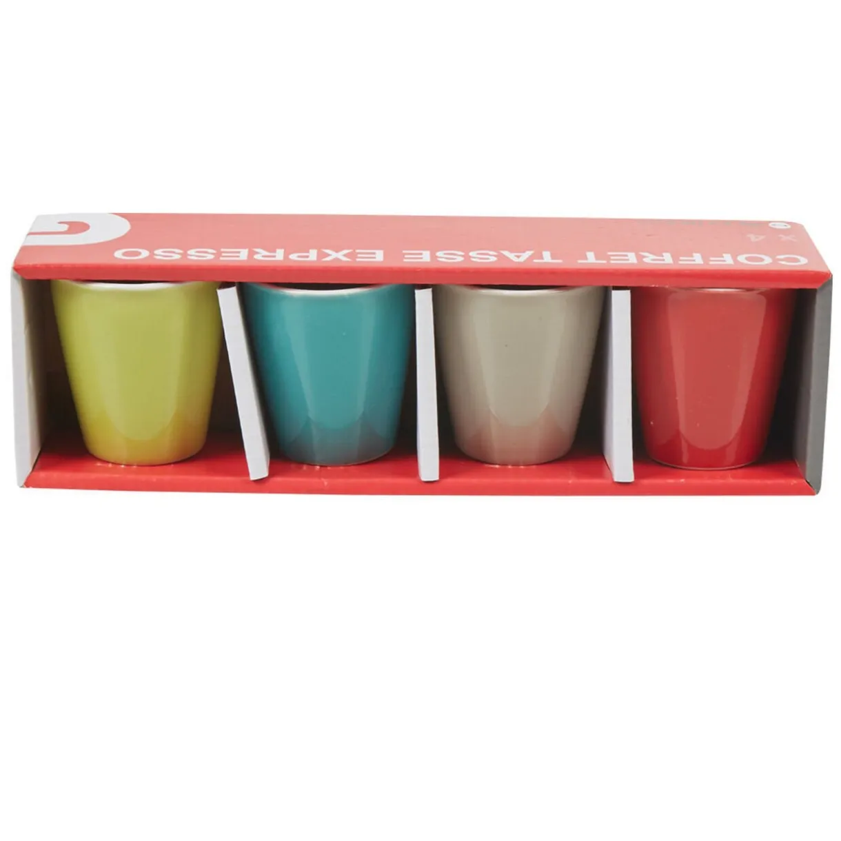 Gifi Tasse à expresso multicolore x4 Best