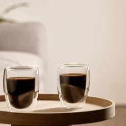 Gifi Tasse avec anse en verre double paroi 350ml