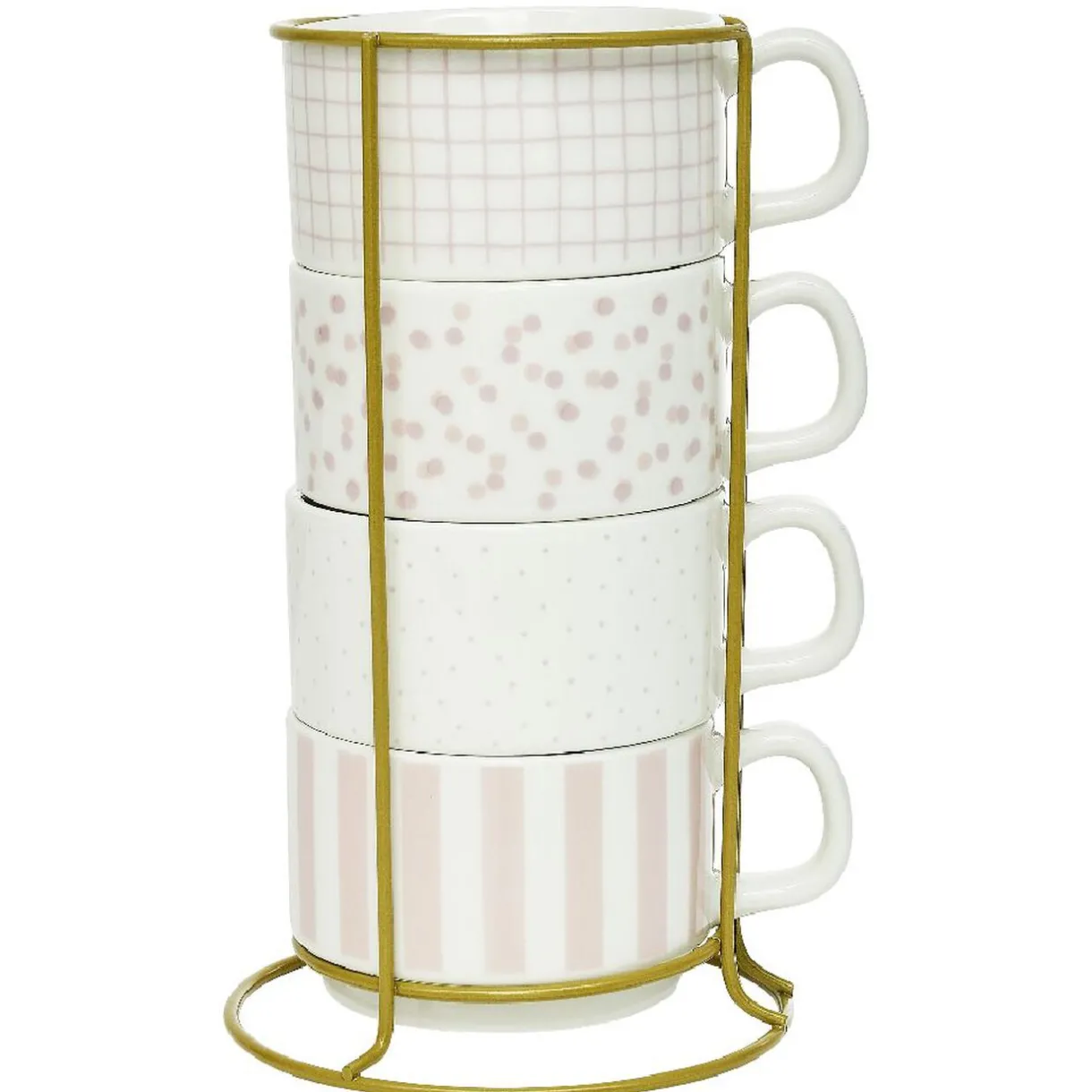 Gifi Tasse empilable motif assorti 23cl x4