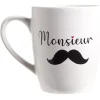 Gifi Tasse en céramique Monsieur ou Madame H12 cm Sale