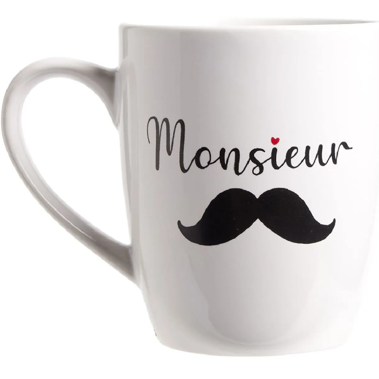 Gifi Tasse en céramique Monsieur ou Madame H12 cm Sale
