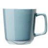 Gifi Tasse en grès carrée bleu avec anse Ø9,4xH10cm 420ml Clearance