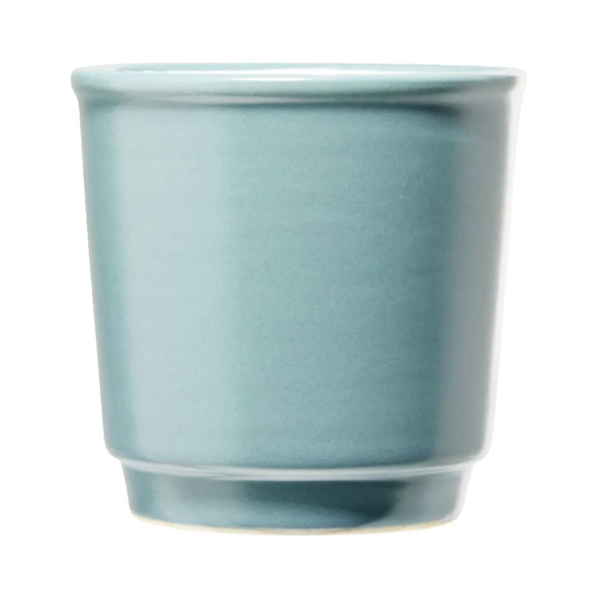 Gifi Tasse en grès carrée sans anse bleu 390ml Ø9,6xH8cm Discount