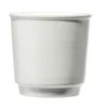 Gifi Tasse en grès espresso sans anse bleu intérieur blanc 9cl Ø6,2xH6,2cm Best