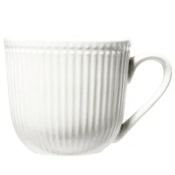 Gifi Tasse en porcelaine Colombe embossé blanc 250ml H8cm Outlet
