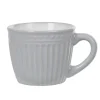 Gifi Tasse expresso grise relief 9 cl