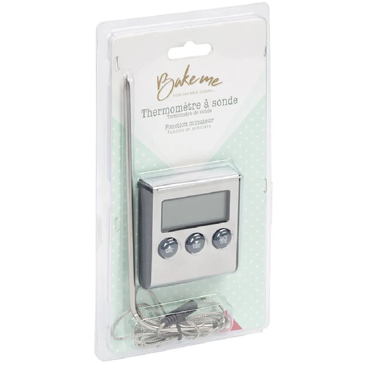 Gifi Thermomètre de cuisine à sonde avec minuteur Sale