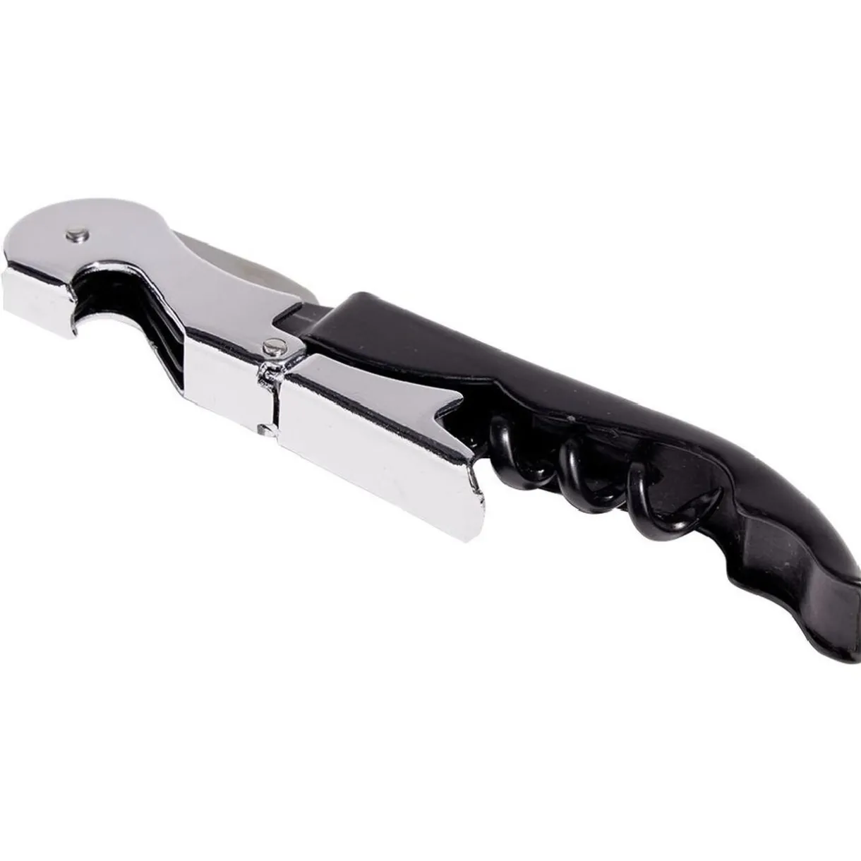 Gifi Tire bouchon limonadier métal noir argenté