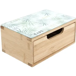 Gifi Tiroir à dosettes motif feuilles bambou Online