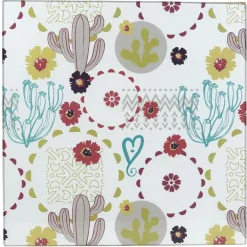 Gifi Tiroir toutes dosettes bambou motif cactus multicolore Hot