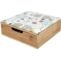 Gifi Tiroir toutes dosettes bambou motif cactus multicolore Hot