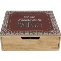 Gifi Tiroir toutes dosettes design "pause" Clearance