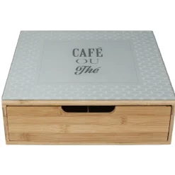 Gifi Tiroir toutes dosettes design "Café ou thé" Discount