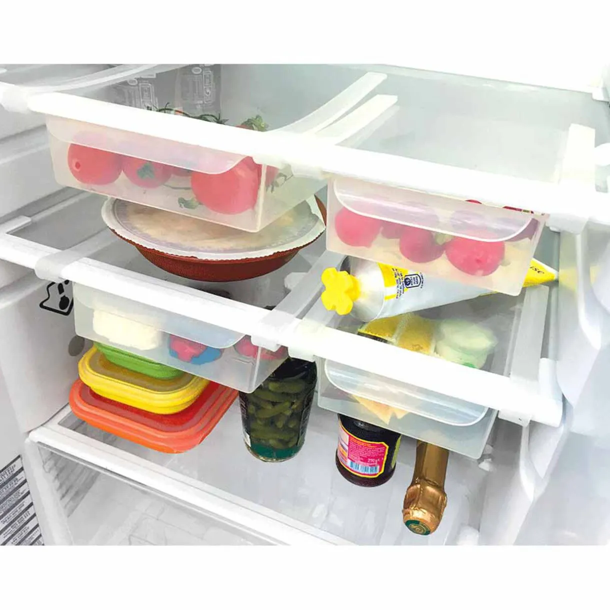 Gifi Tiroirs transparents encastrables pour réfrigérateur x4 Best