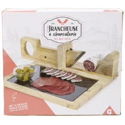 Gifi Trancheuse à charcuterie en bois Discount