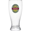 Gifi Verre à bière transparent inscription Premium Beer 56,5cl - Ø9,5xH20cm