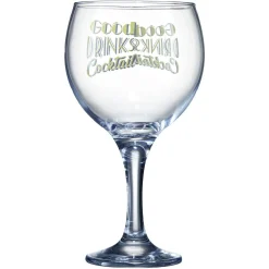 Gifi Verre à cocktail 64,5cl avec décor Good drinks