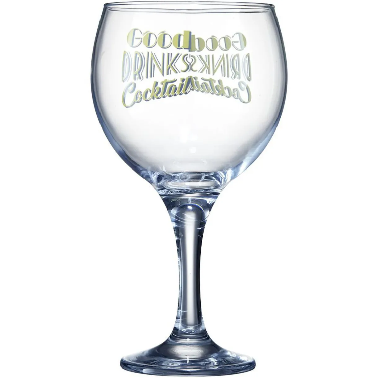 Gifi Verre à cocktail 64,5cl avec décor Good drinks
