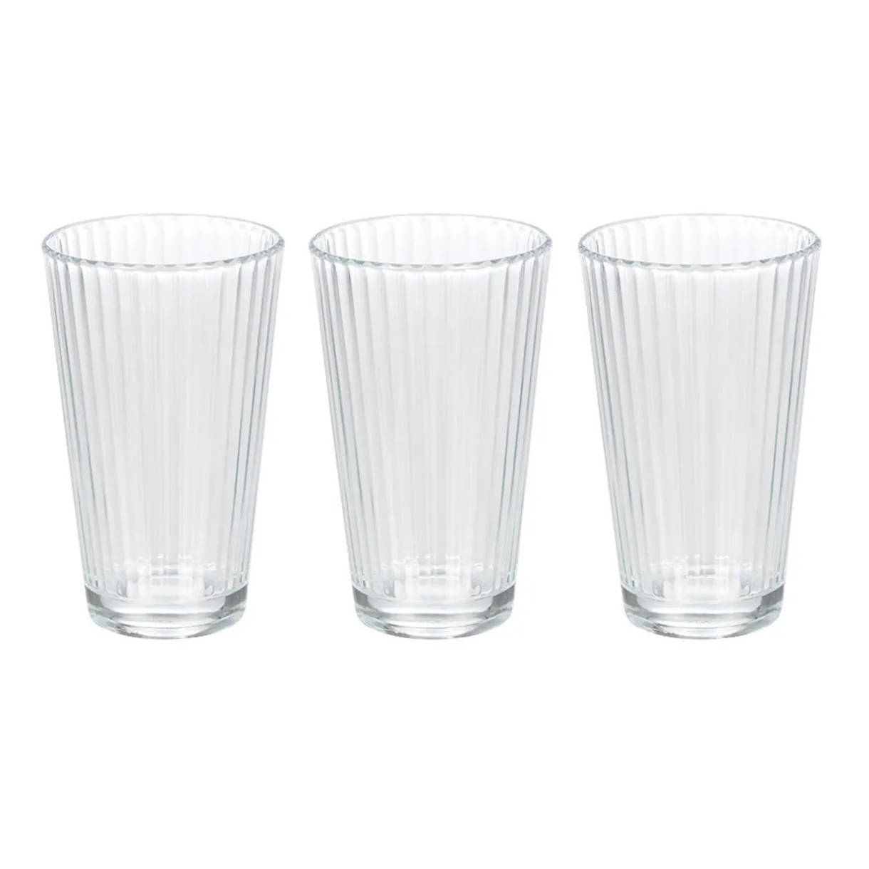 Gifi Verre à eau embossé transparent 32,5 cl x3