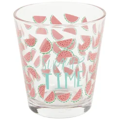Gifi Verre à eau motifs fruits exotiques 25,5 cl - Summer time