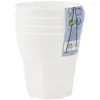 Gifi Verre à facette en plastique x4