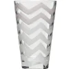 Gifi Verre à orangeade design géométrique chevron blanc Online