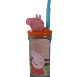 Gifi Verre à paille figurine Peppa Pig New