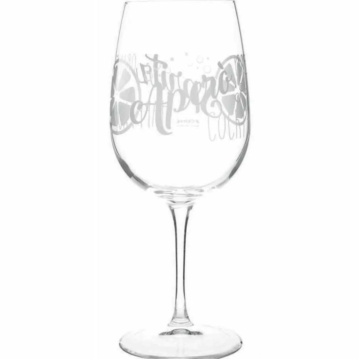 Gifi Verre à pied décor apéritif 50 cl x2 Discount
