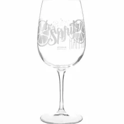 Gifi Verre à pied décor apéritif 50 cl x2 Discount